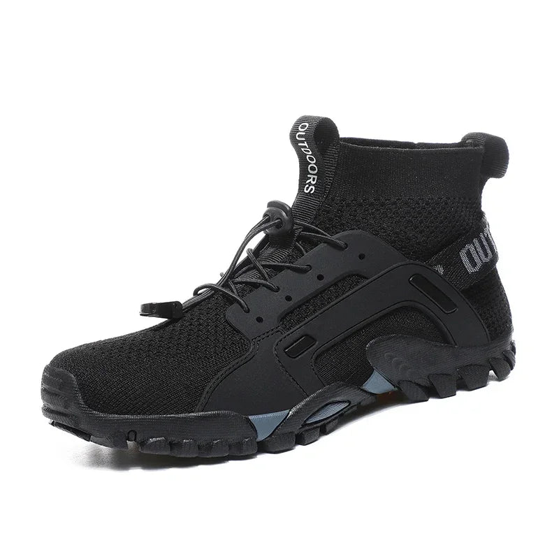 Hiking Shoes for Man Outdoor Comfortable Breathable Mesh High Top Boots Mountaineering Woman Quick Drying Leisure Travel Sneaker