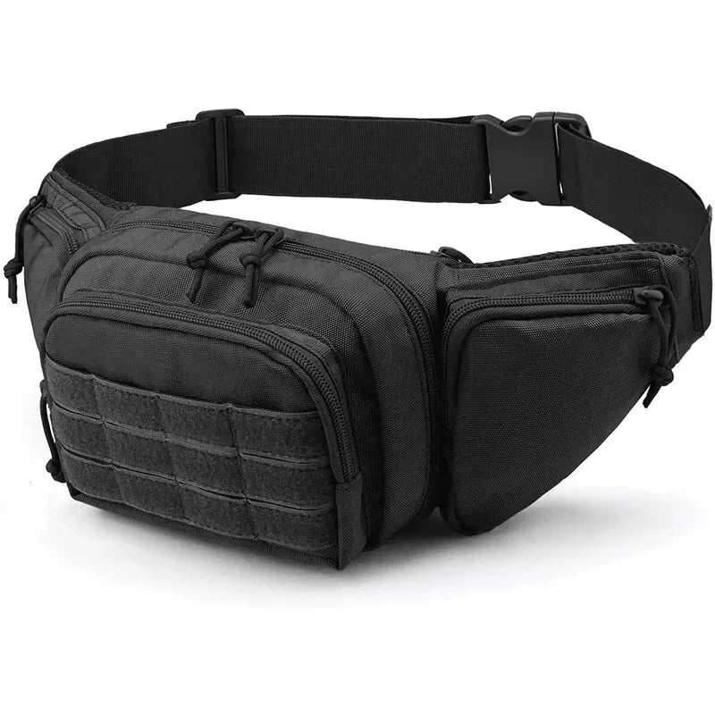 Tactical Multi-function Waist Bag Fanny Packs for Men Nylon Shoulder Hiking Mobile Phone Bag Sports High-capacity Chest Bag