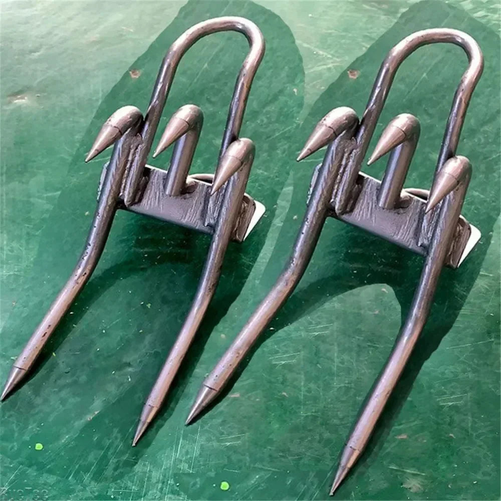 Tree Climbing Tool Pole Climbing Spikes For Hunting Shoes Tree Steel Climbing Simple Picking Observation Fruit Tool Accessories