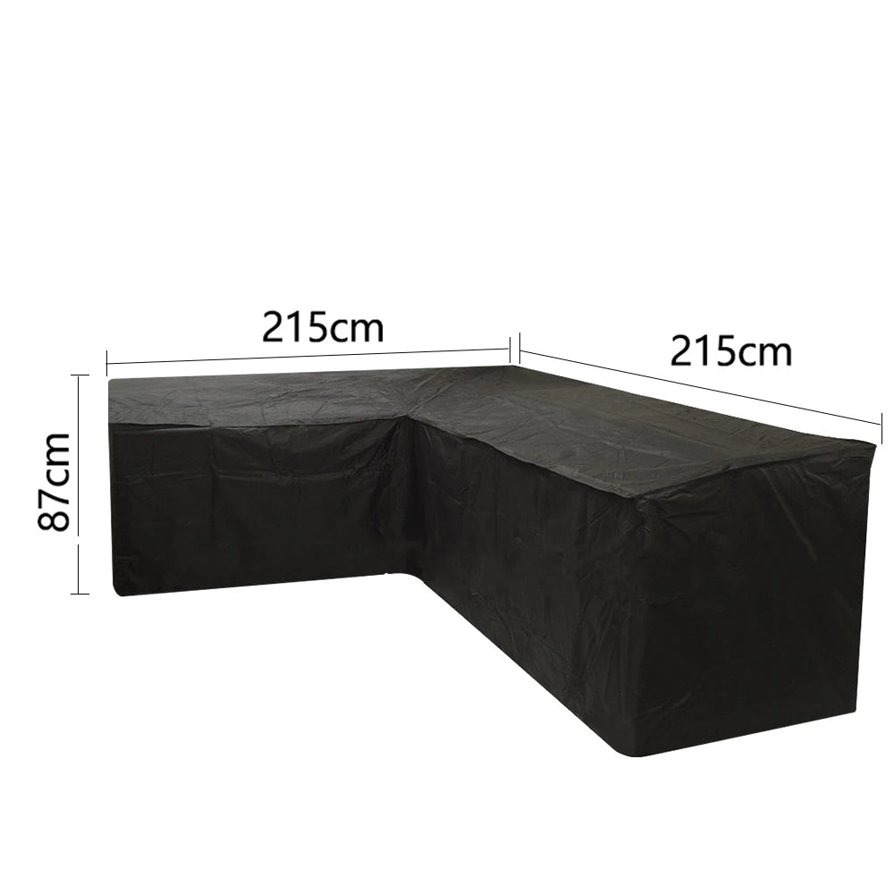 L Shape All-Purpose Covers Waterproof Rattan Corner Furniture Cover Garden Patio Outdoor Sofa Protector Anti-Dust Windproof New