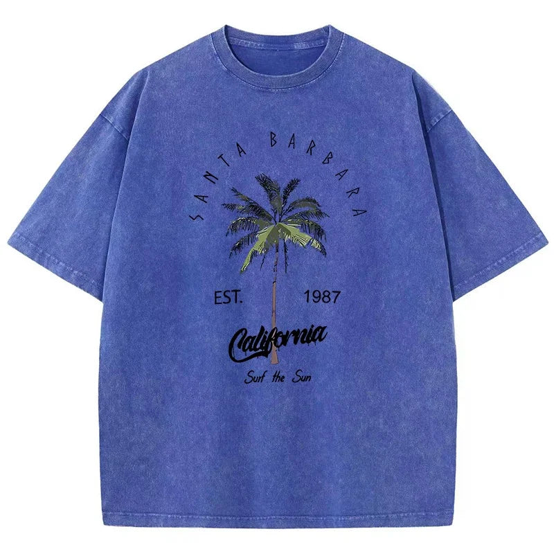Men's Printed T-shirt Soft and Fashionable T-shirt Breathable Clothing Regular T-shirt High-quality Comfortable Top