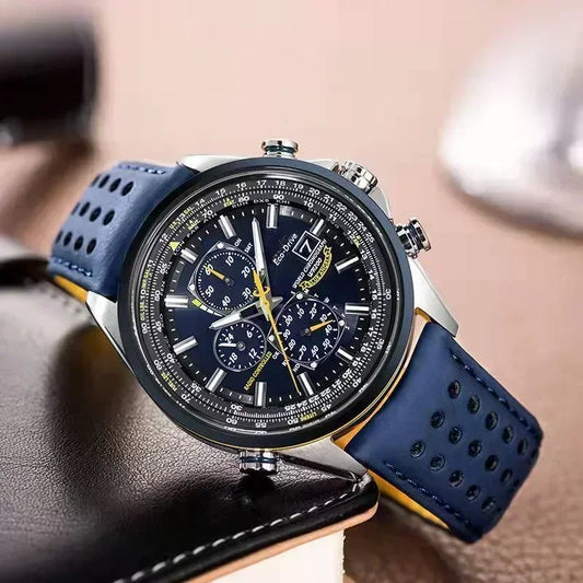 2025 Men Watches Luxury Trend Quartz Clock Luminous Calendar Waterproof Multi Function Fancy Round Automatic Watch Stainless
