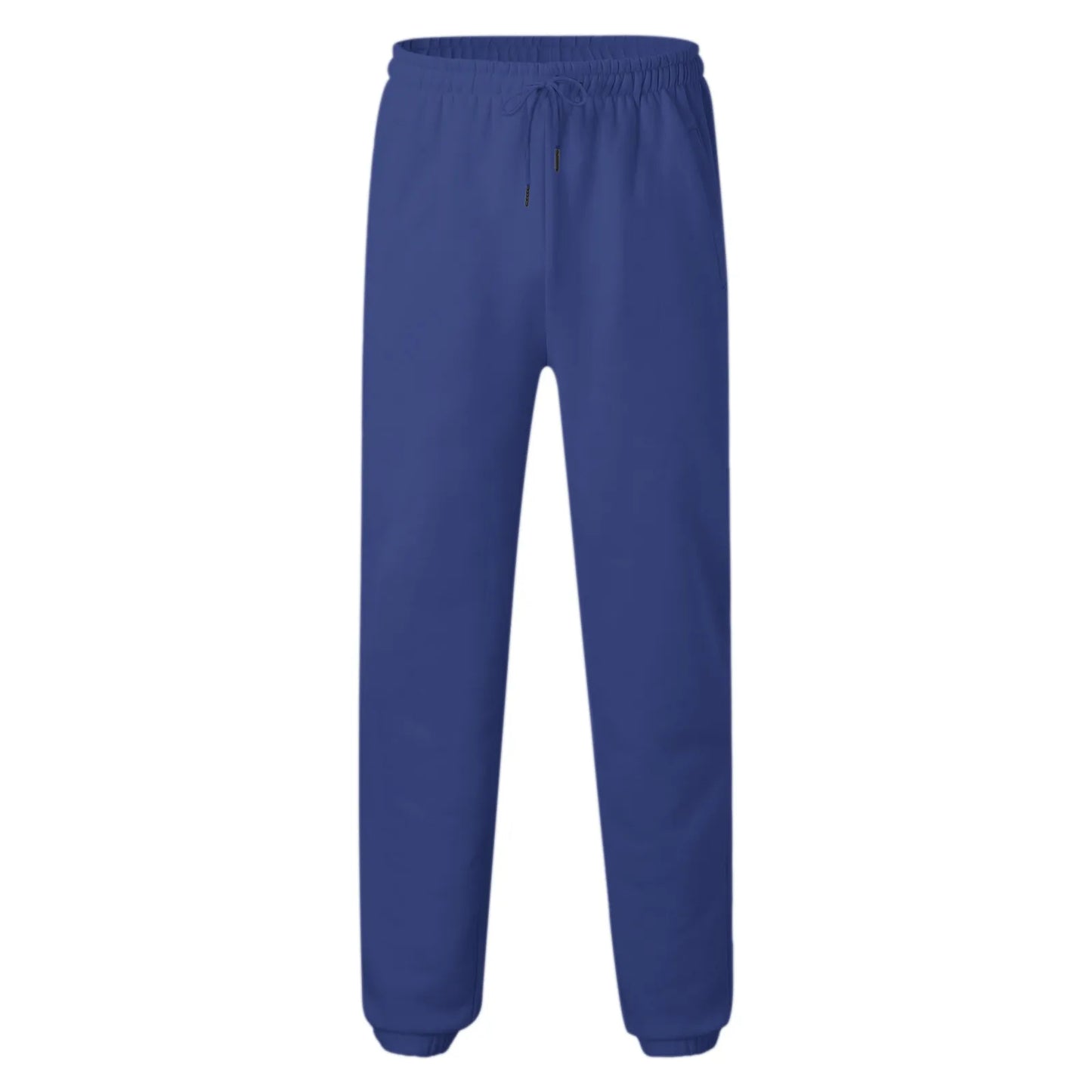 Outdoor Jogger Fitness Running Sweatpants For Men's Black High Waist Drawstring Sport Casual Pants With Pockets Baggy Trousers