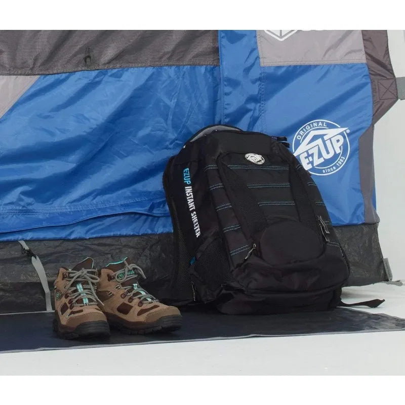 E-Z UP Camping Cube 6.4, Converts 10' Straight Leg Canopy into Camping Tent (Canopy/SHELTER NOT Included), Splash