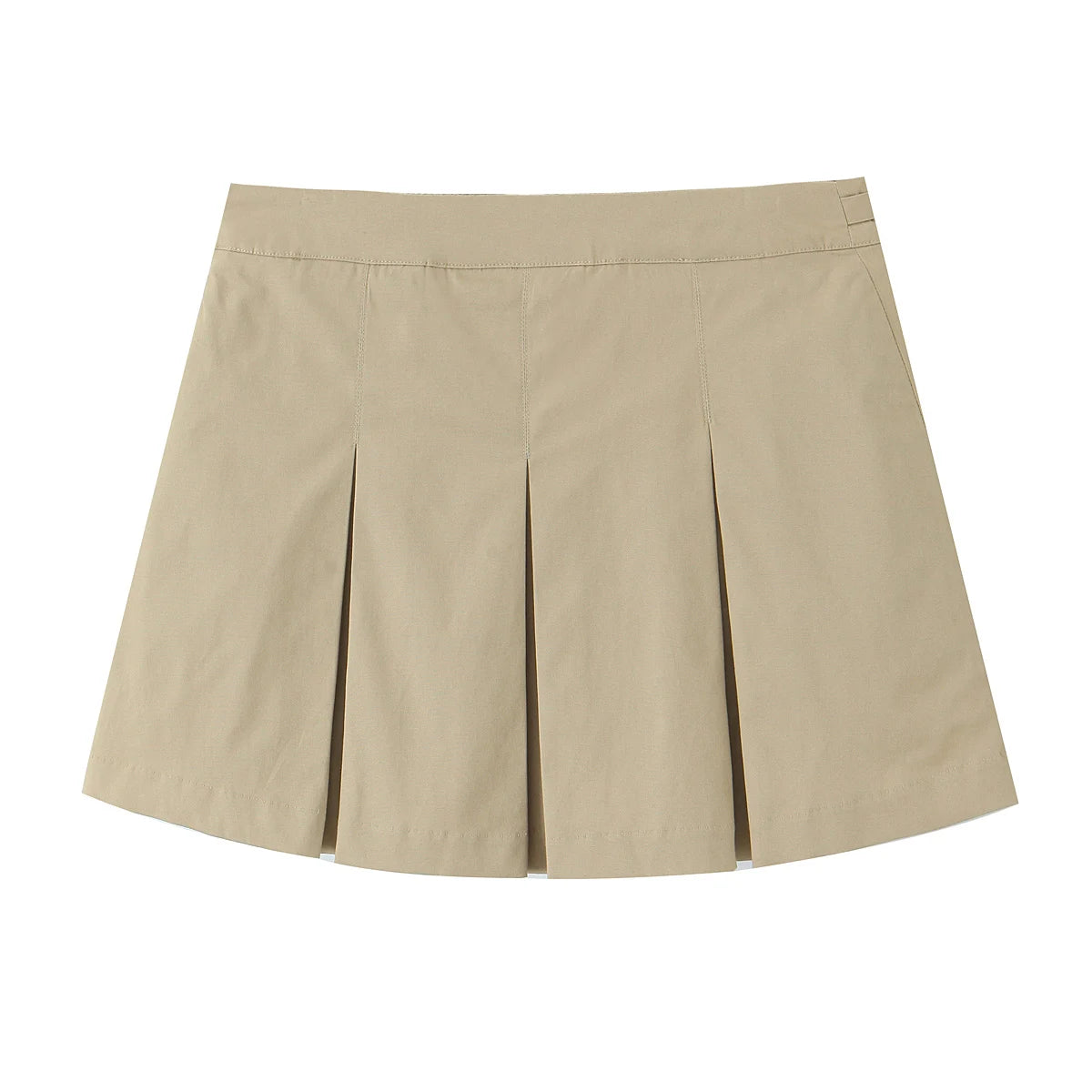 Women's clothing 2025 summer new product fashionable and versatile work style wide pleated decoration high waist skirt pants