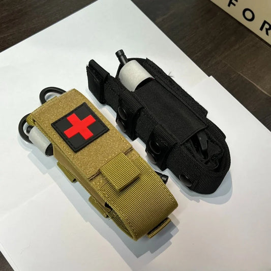 Tactical Emergency Tourniquet Pouch And Medic Shears Pouch Outdoor Hunting Knife Holster Outdoor Emergency Equipment