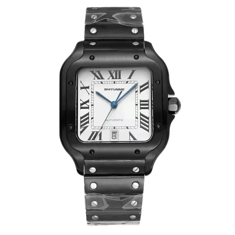 42mm Santos Collection Men's Noble Fashion Exquisite Watch Couple Type Stainless Steel Automatic Watch