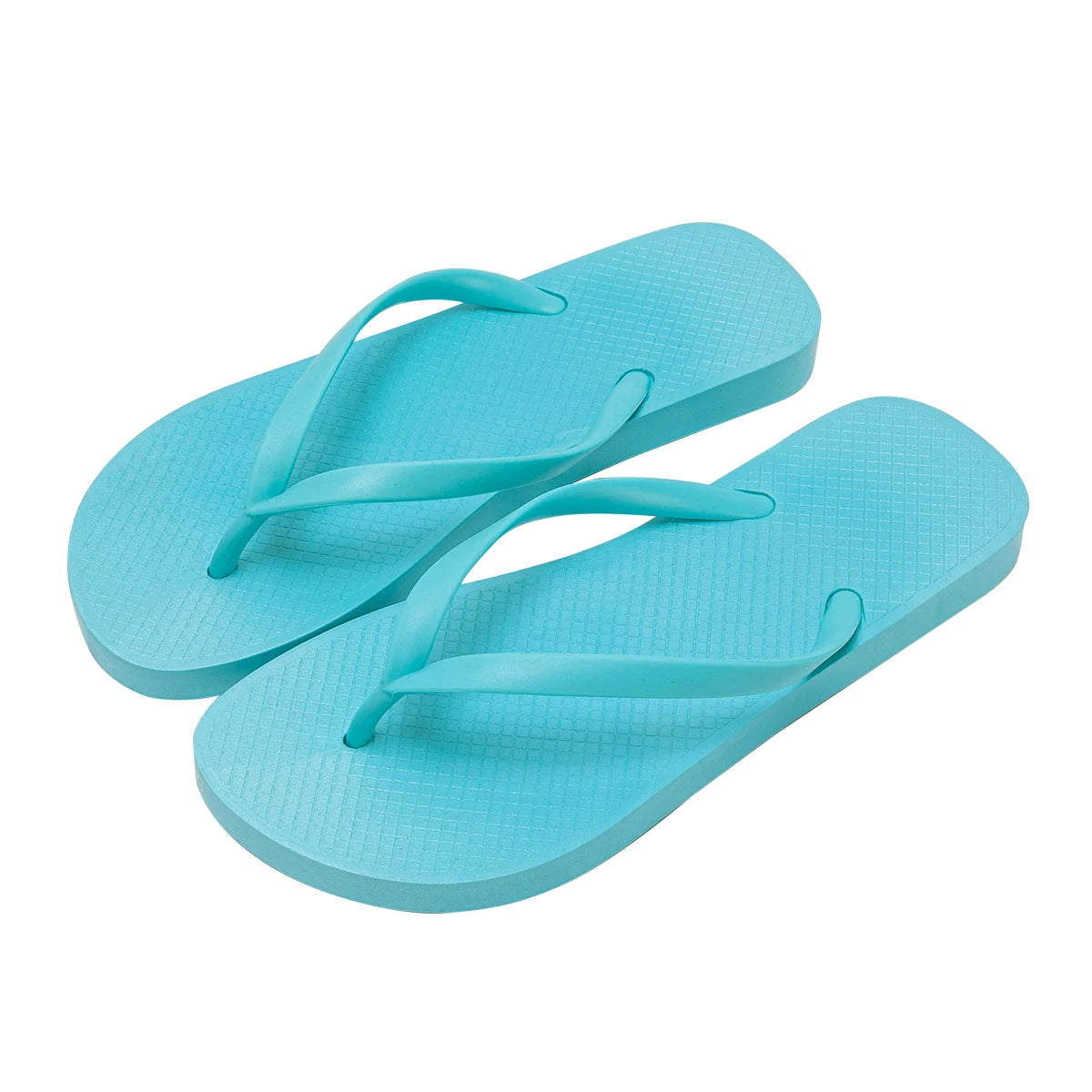PVC Women Flip-Flops Summer Round Head Beach Flip-Flops Non-Slip Comfortable Soft Indoor Outdoor Slippers