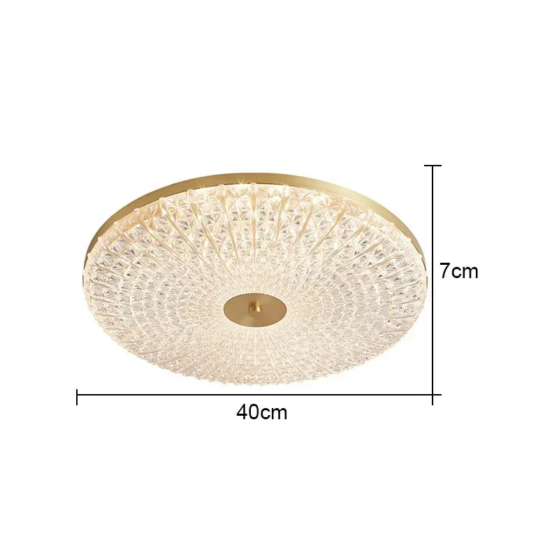 Modern Minimalist LED Circular Acrylic Ceiling Light Bedroom Living Room Dining Room Home Decoration Lighting