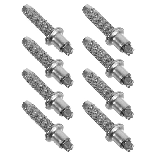 8 Pcs Trekking Pole Tips High Carbon Steel Alloy Carbide Durable Lightweight Set for Hiking Camping Accessories