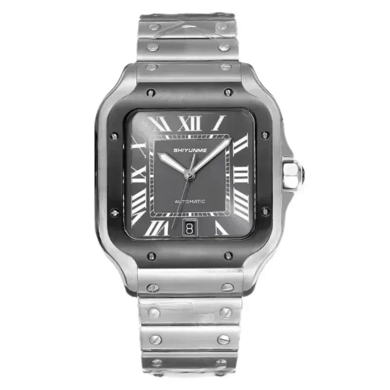 42mm Santos Collection Men's Noble Fashion Exquisite Watch Couple Type Stainless Steel Automatic Watch