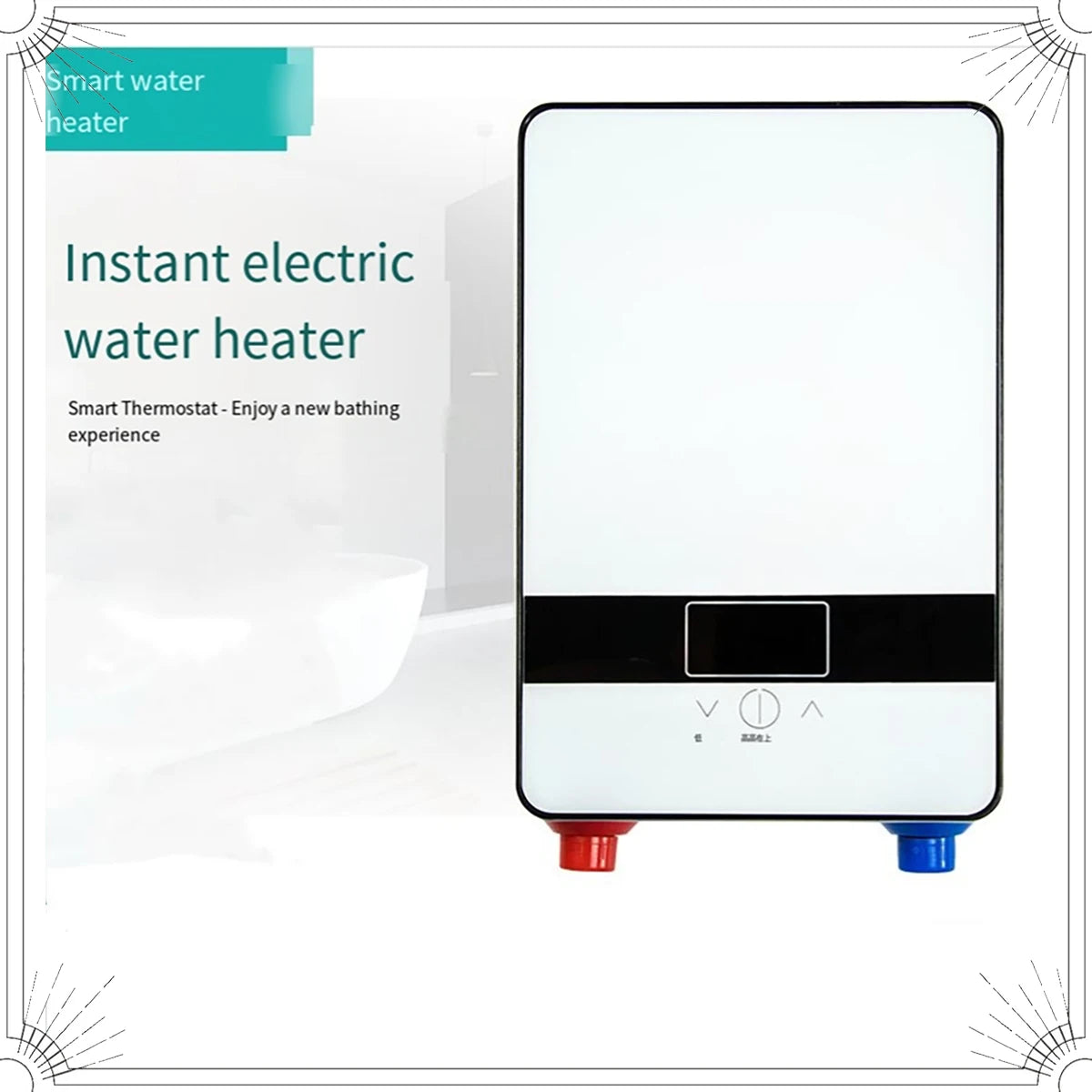 Instant Electric Water Heater 6500W Bathroom Water Heating Instant Constant Temperature Flow Heater Kitchen Hot Water Shower