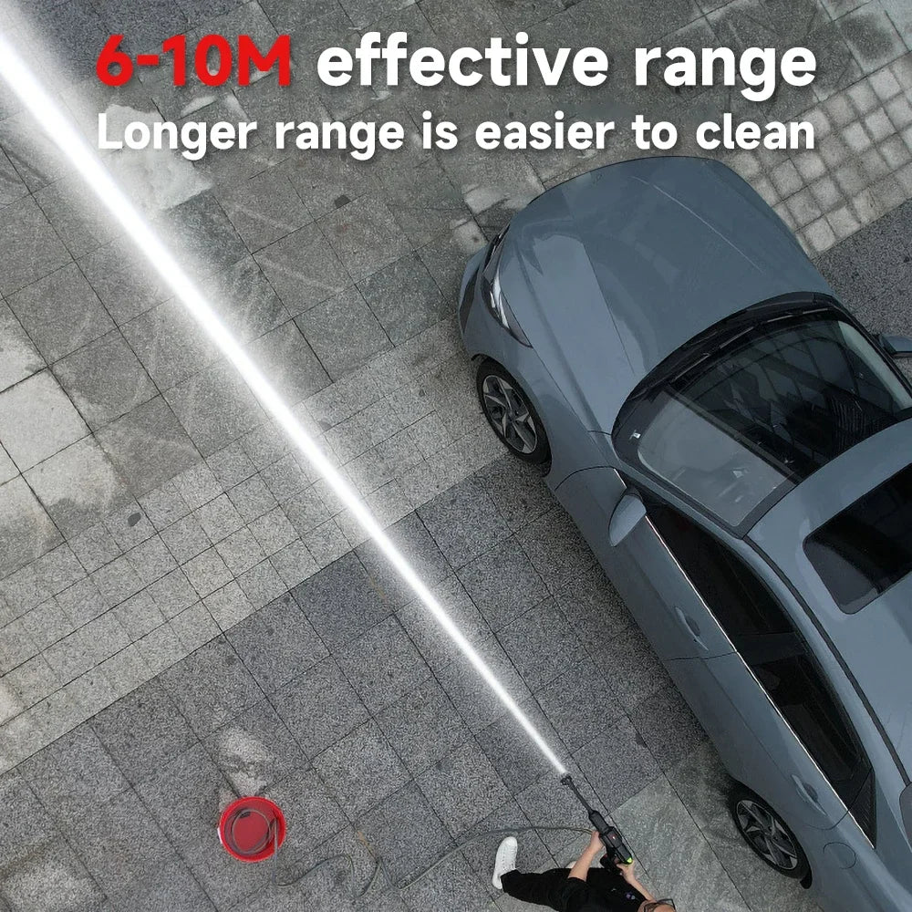 Wireless Electric Car Washer High Pressure Car Washing Machine with Lithium Battery Portable Water Gun Kit for Garden Watering