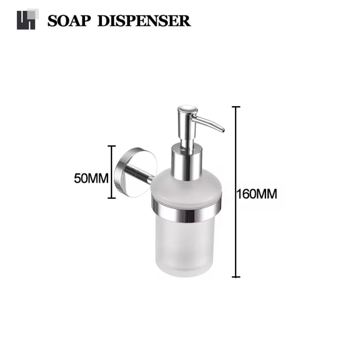 Bathroom Accessories 304Stainless Steel Hardware Kit Wall Mount Clothe Hook Paper Holder Towel Bar Toilet Brush Holder Soap Dish