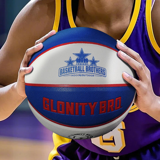 Size 6/7 Training Game Basketball Official Competition Standard Ball Women Men Outdoor Indoor High Quality Blue White Basketball