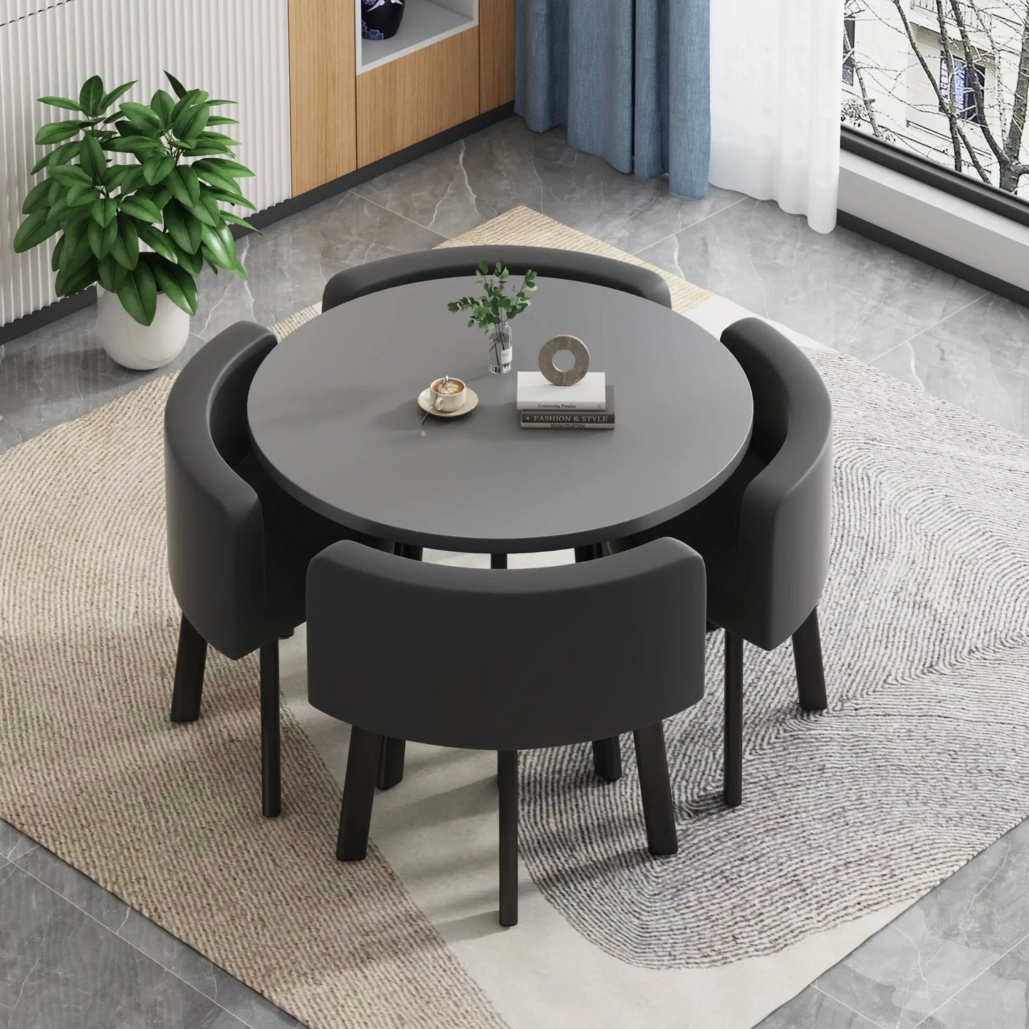 Storage, Dining Table,holddining Table Set  Store, Shop, Negotiation, Comedor Compacto Reception, Round Table