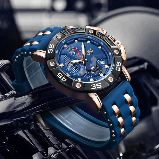2025 Watches for Men LIGE Top Luxury Brand Quartz Mens Watch Sport Waterproof Wrist Watches Chronograph Date Relogio Masculino