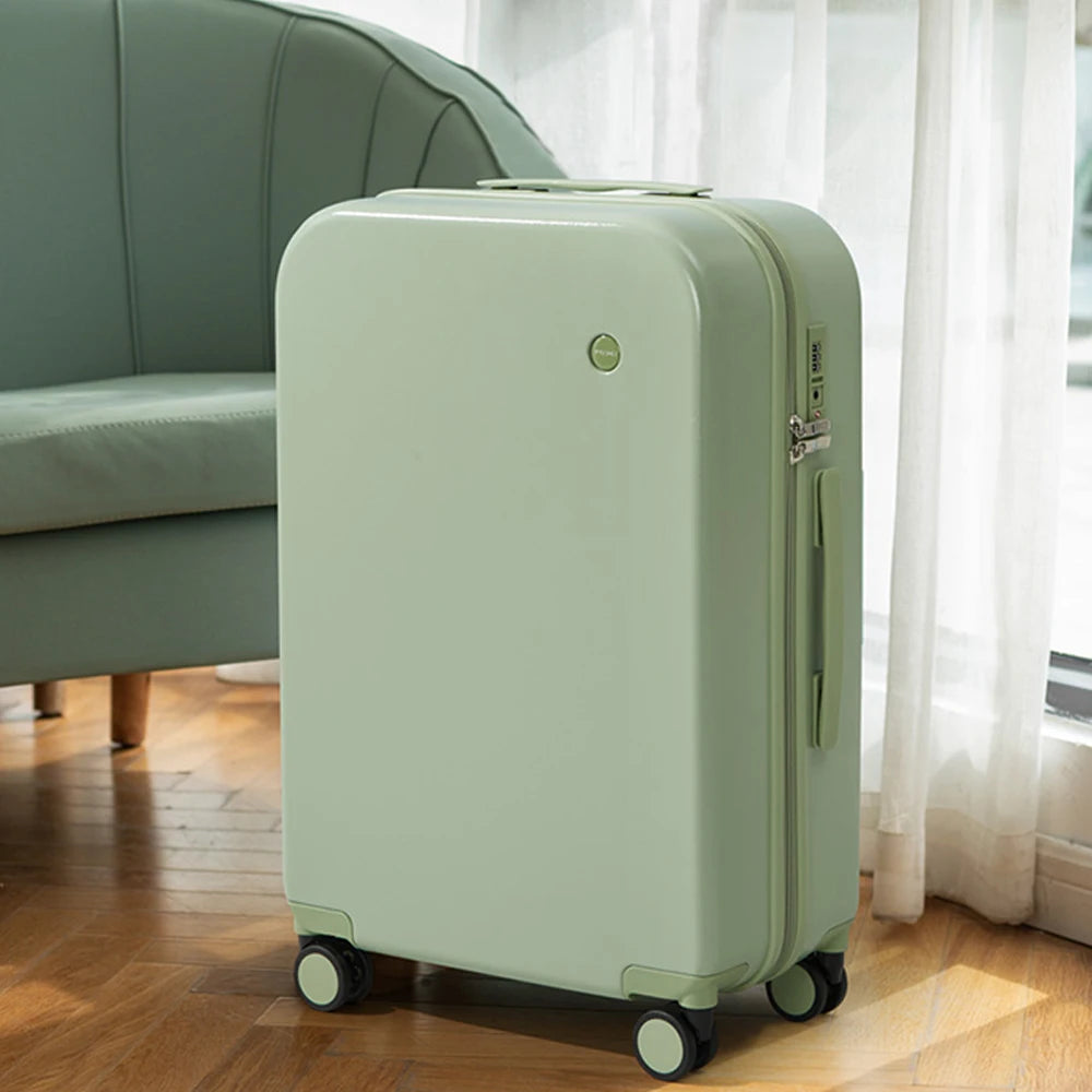 Mixi Puristic Design Travel Luggage Rolling Wheel Hardside Women Suitcase Men Trolley Case 16 20 Carry On/Big 22 24 26 28 Inch