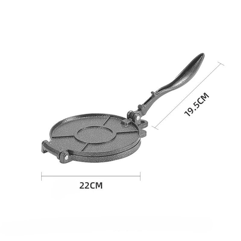 Aluminum Alloy Tortilla Press Maker Mexican Pie Press DIY Baking Manual Pizza Pie Making Tortilla Dough Pancake Pressing Tool