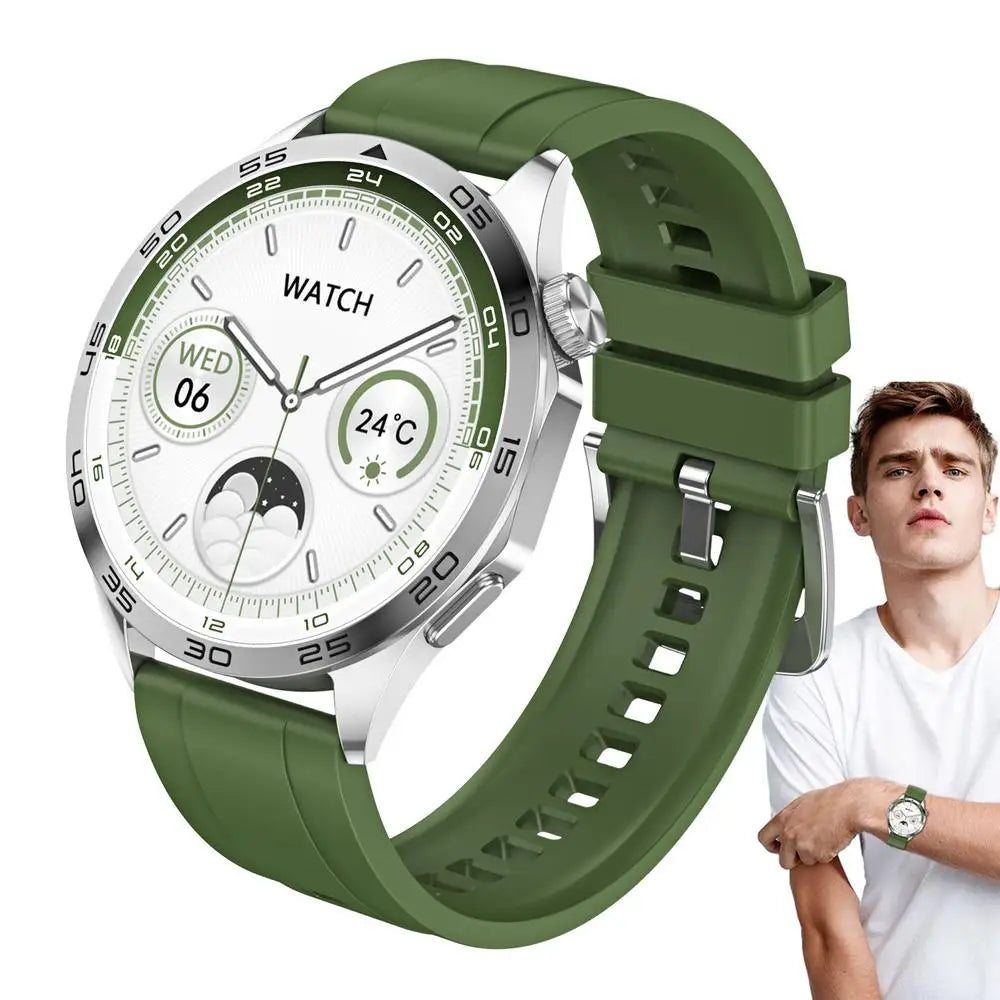 Heart Rate Monitor Watch Men Touch Smartwatch Fitness Watch 100 Sport Modes Wireless Charging Gps Ip69 Waterproof Smartwatch