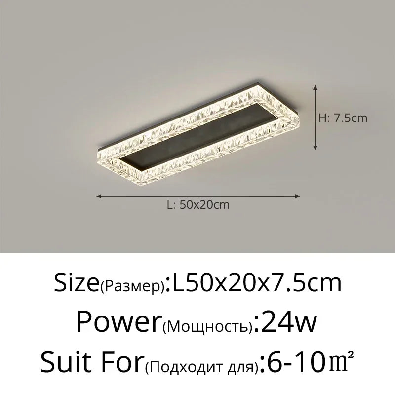 Home Decoration Chandelier Modern Light Luxury LED Ceiling Lamp For Living Room Bedroom Home Decor Indoor Lighting Light Fixture