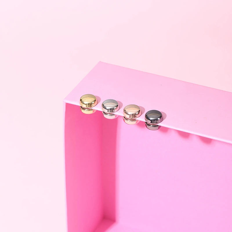 Strong Metal Plating Magnetic Hijab Clip Safe Muslim Scarf Brooch Luxury Accessory No Hole Pins Brooch Magnet for Women Girl