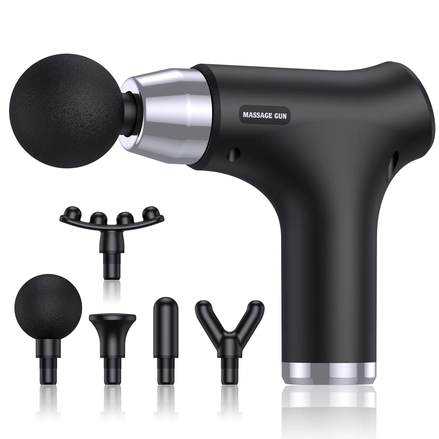 Touchscreen Version Fitness Equipment Handheld Mini 6 Gear Fascia Gun Electric Impact Home Relaxation Muscle Massager Fascia Gun