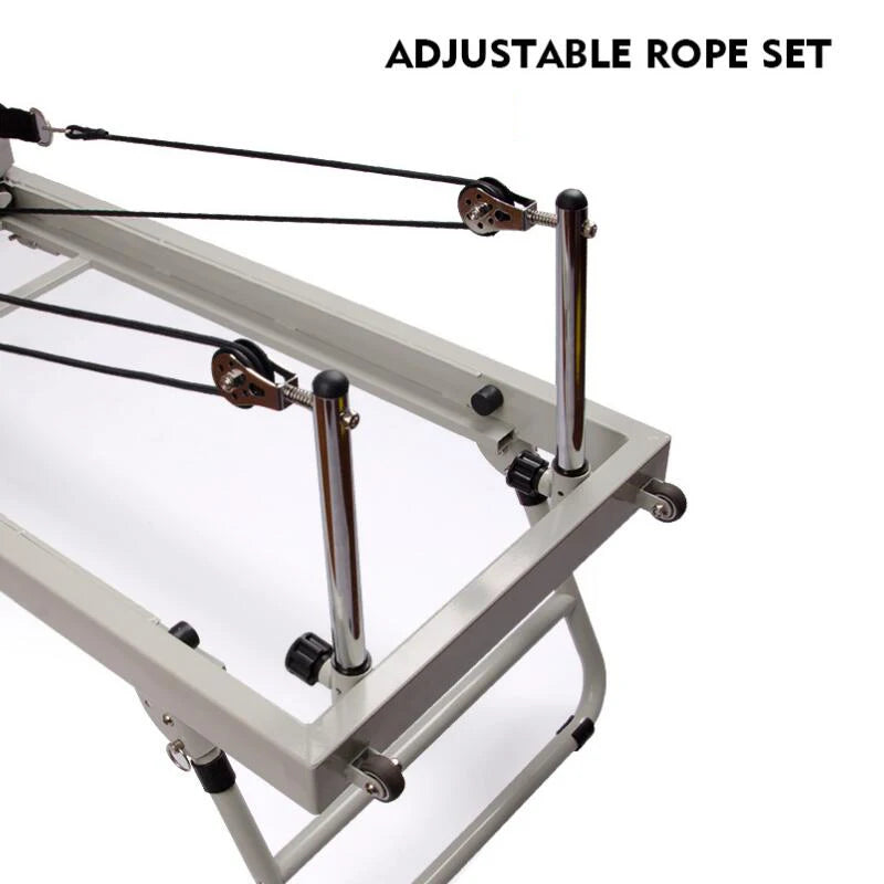 Pilates Reformer Fitness Equipment for Home Foldable Yoga Bed Strength Training Machine