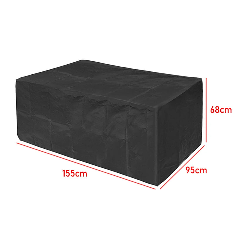 15 Size L Shape All-Purpose Covers Waterproof Rattan Corner Furniture Cover Garden Patio Outdoor Sofa Protector Anti-Dust