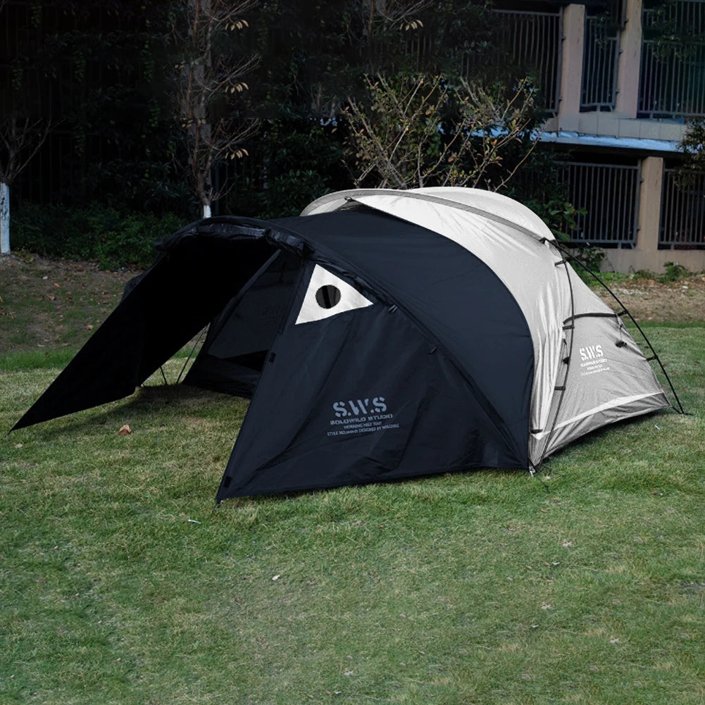 Outdoor Ultralight Camping Tent Single Layer Rainproof Sunshine-proof Tent Fishing Beach Sunshine Shelter 2 person tents