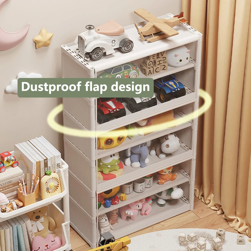 7 Tiers Shoe Rack Organizer with Clear Flip Door  Storage Organizer Shoe Storage Shelf Cabinet for Bags  Books Clothes