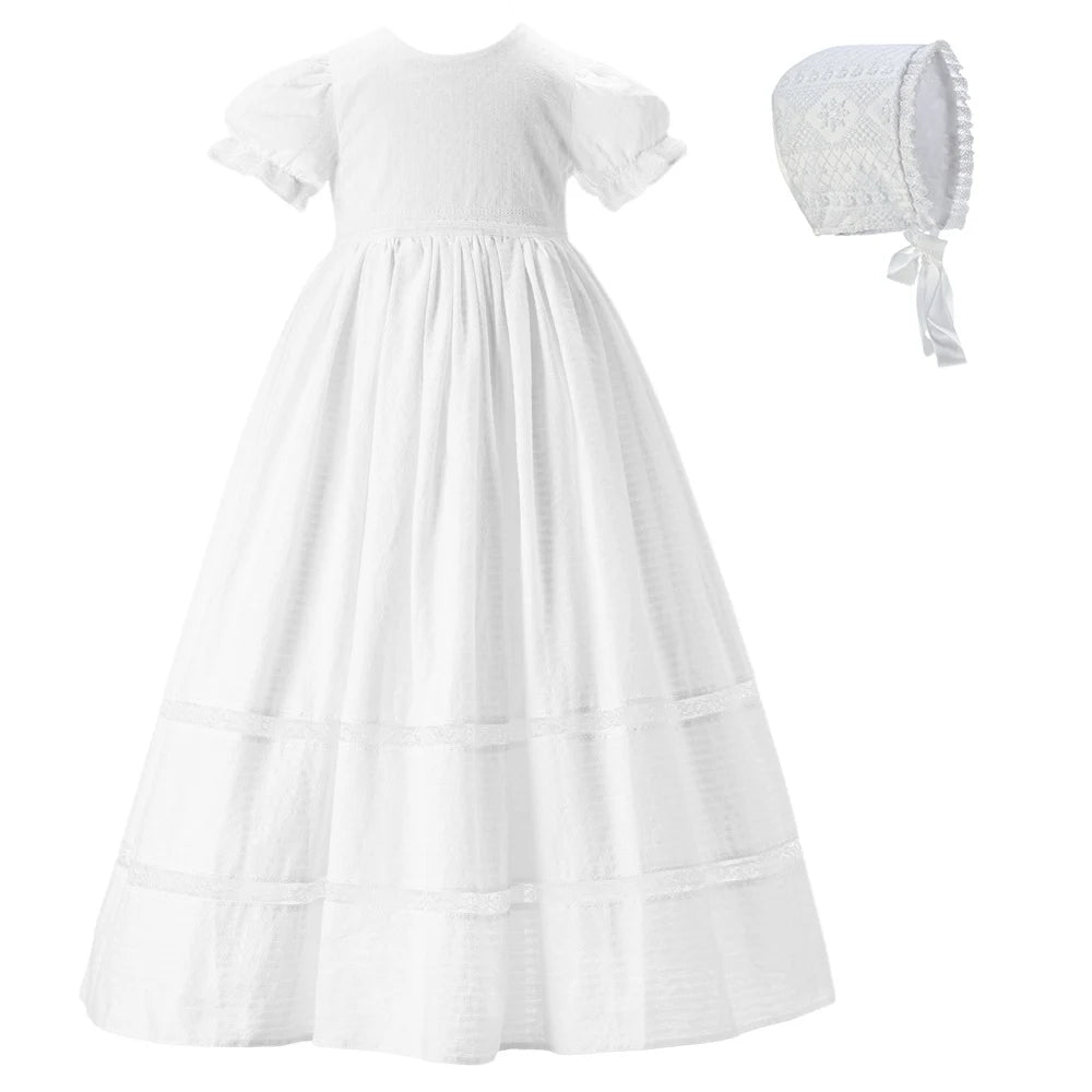Baby Girl Dress Baptism Gown Dress Christening Wear First Communion for Girl Vestido Infantil Bautizo Baby Girl Clothes