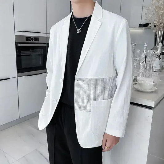 Man Coat High Quality Solid Color Casual Jacket for Men Cheap Clothes Offer Aesthetic Fast Delvery Luxury Designer New In Trendy