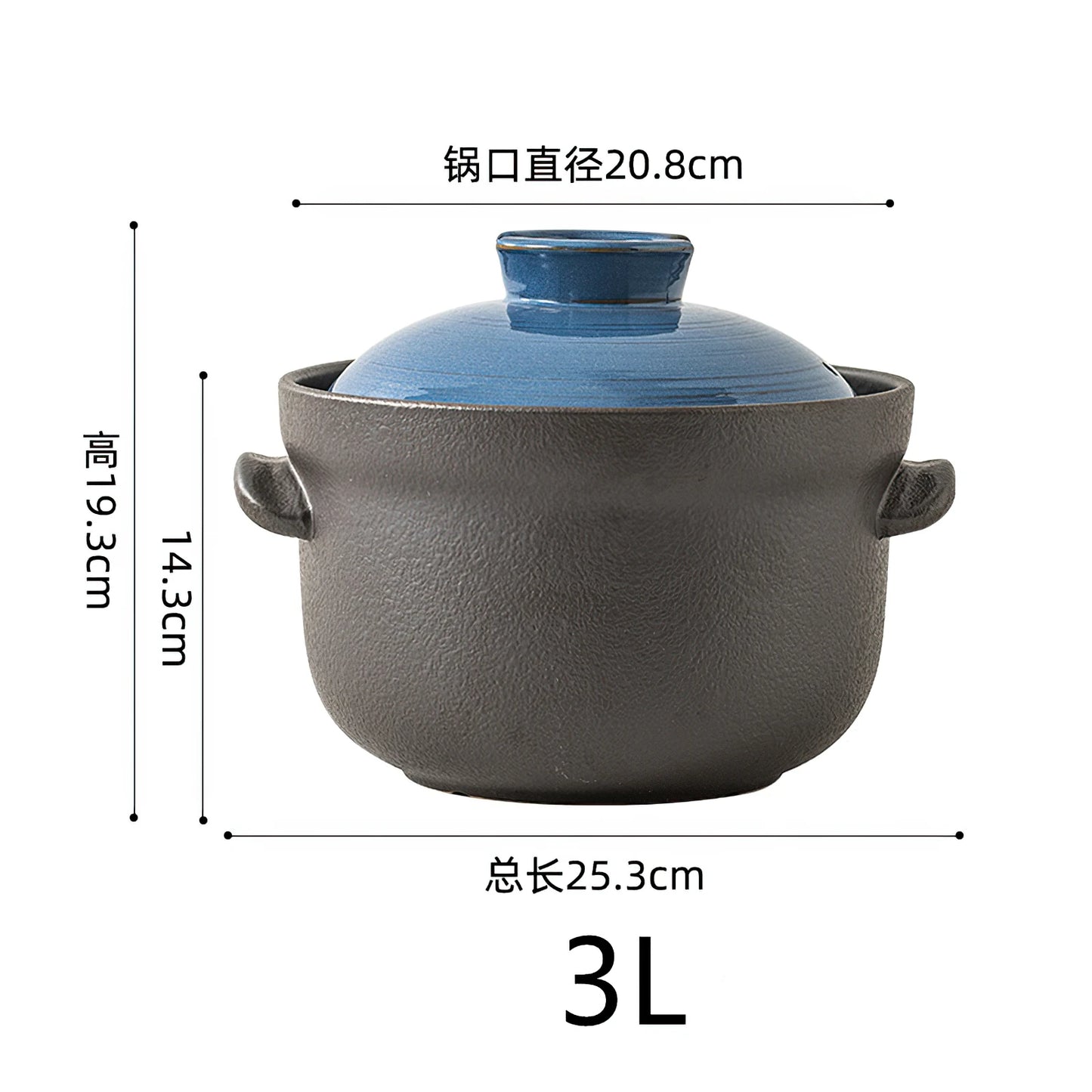 Ceramic Pot Cooking Japanese Style Clay Casserole  Kitchen Cookware Stew Pot Big Soup Pan Cooking Saucepan Korean Cookware