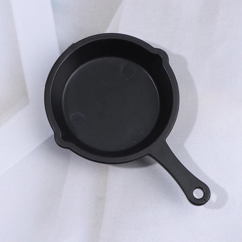 Mini Pot Boiler Pan With Lid Kettle Doll House Accessories Dollhouse Miniature Kitchen Utensil Cooking Ware Play Kitchen Toy