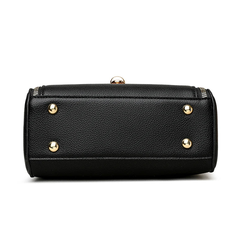High-End Bags for Women, Fashionable Hand-Held Lock Buckle Women's Bags, Small Square Bags, Fashionable and Versatile Single Shoulder Crossbody Bags, Evening Bags, Convenient Travel Bags, Mobile Phone Bags