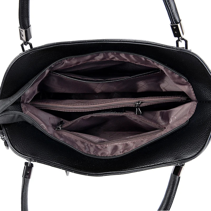 Designer Ladies Shoulder Crossbody Leather Bags High Quality Handbags For Womens Bags Luxury Messenger Handle Female Sac A Main