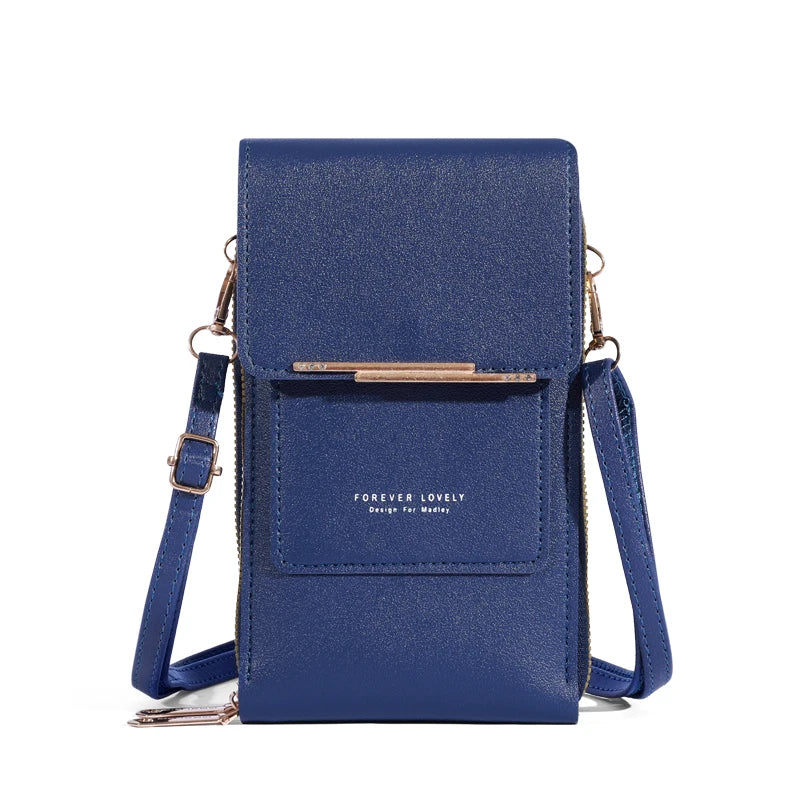 Women Bags Soft Leather Wallets Touch Screen Cell Phone Purse Crossbody Shoulder Strap HandbagFor Female Cheap Womens Bags