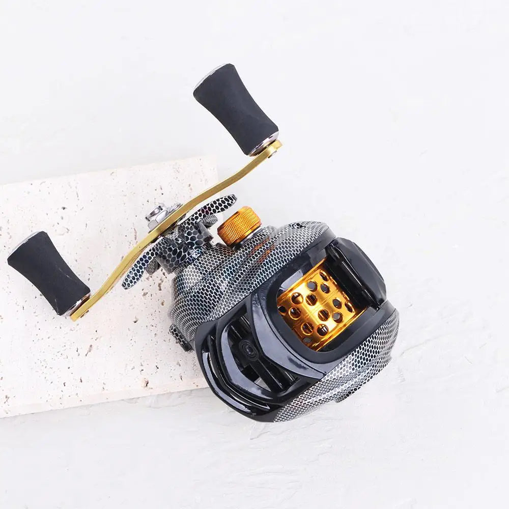 Pesca High Speed 18 + 1BB 7.2:1 Right Hand Baitcasting Reel 10KG Max Drag Spinning Reel Fishing Wheel