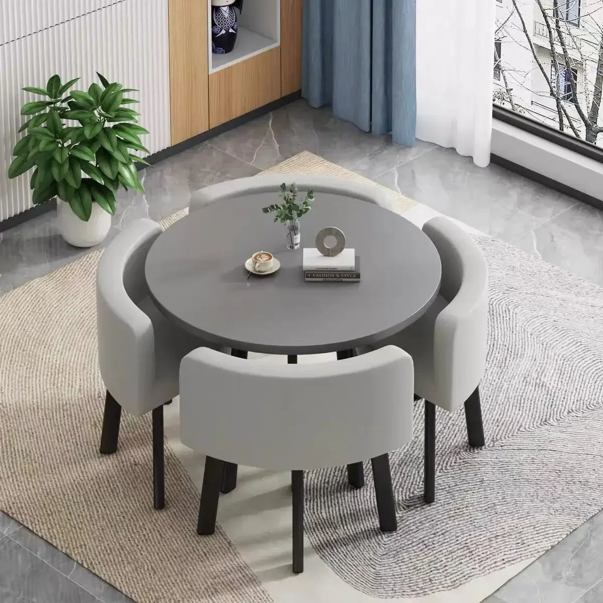Storage, Dining Table,holddining Table Set  Store, Shop, Negotiation, Comedor Compacto Reception, Round Table