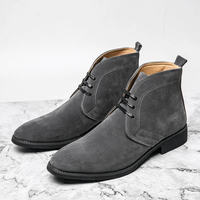 Golden Sapling Chelsea Boots Men's Retro Leather Shoes Casual Business Party Boot Men Leisure Formal Footwear Chaussures Hommes