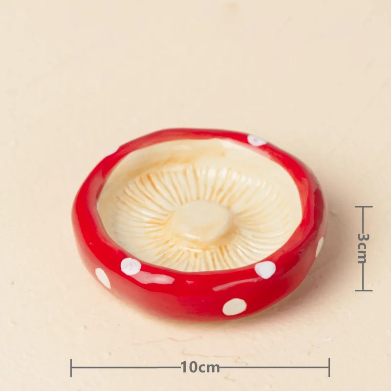2023 Cute Ceramic Mushroom House Pet Items Hamster Cage Small Pet Bowl For Rabbit Ferret Rat Chinchilla Hedgehog Pet Products