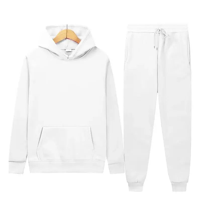 Men's Hooded Sweatshirts and Men Pants Casual Men's Tracksuit Sportswear Autumn Winter Men Suit Men's Clothing Leisure Sets Male