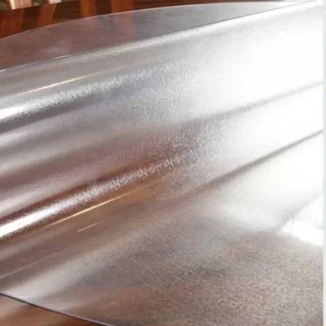 160cm PVC Round Table Carpet Transparent Waterproof Tablecloth Kitchen Pattern Table Cover Glass Soft Cloth Dining Table Mat