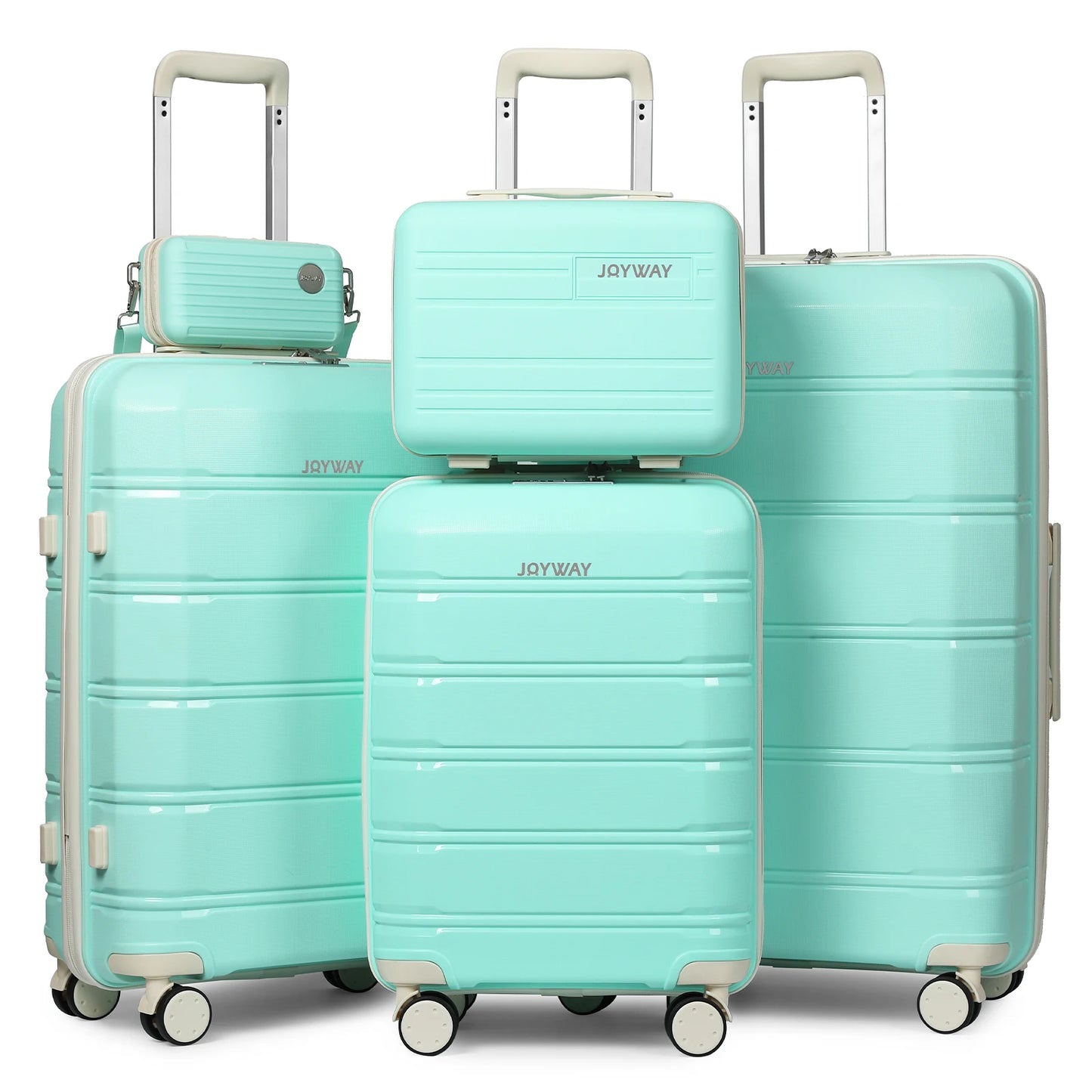 Joyway Travel Luggage Sets, Stylish Carry On Checked Suitcase Set,Sturdy Durable Scratch-resistant,TSA Lock,Spinner Wheels