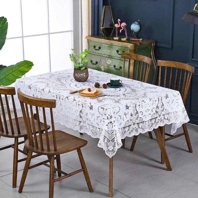 Lace Universal Tablecover Classical Wedding Tablecloth Decoration New Style Minimalist Home Dining Table Coffee Table Cloth