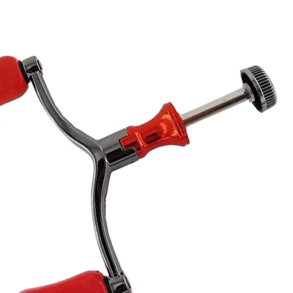 Double Reel Fishing Reel Handle Light Weight Sturdy Rocker Fishing Knob Grip Reusable Ergonomic Design Spinning Reel Replacement