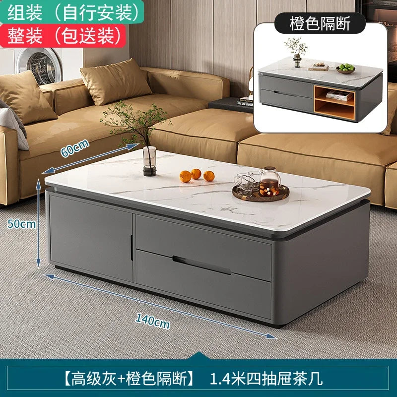 Living Room Coffee Tables Minimalist Modern Effect Coffee Table Premium Unique Table Basse De Salon Living Room Furniture