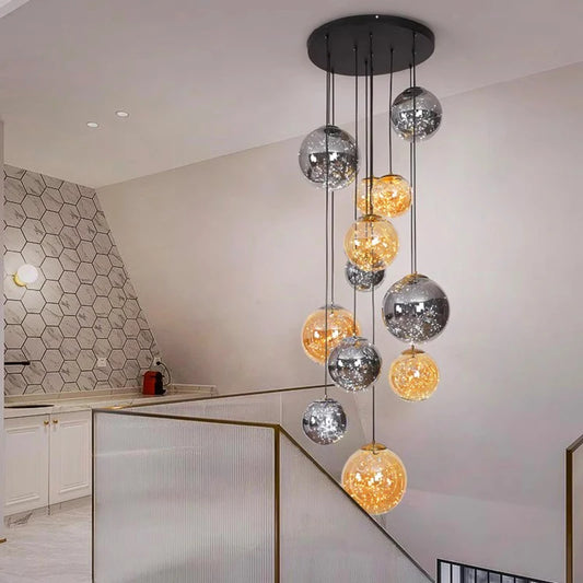 Nordic home decor dining room Pendant lamp lights indoor lighting stair lamp hanging light chandelier lamps for living room