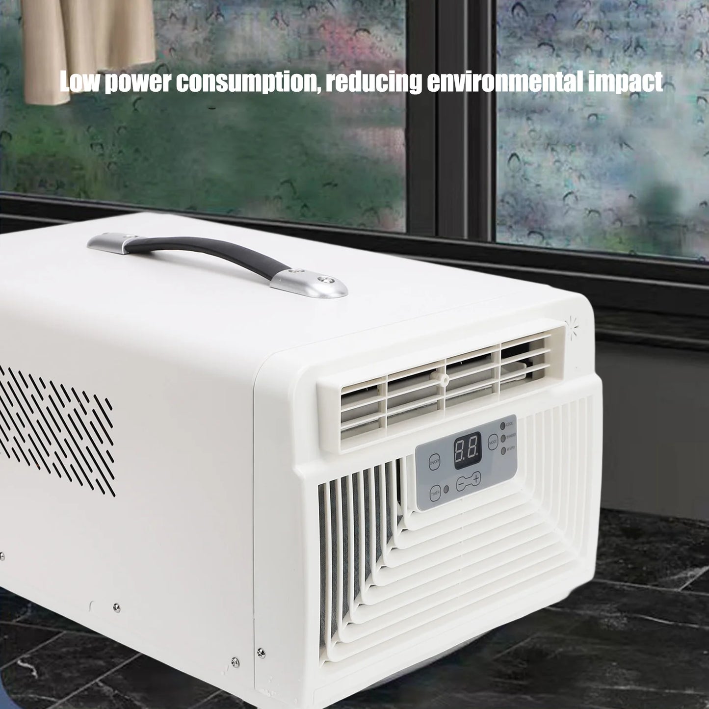 Portable Air Conditioner Rapid Cooling Mini AC Unit Air Conditioning Fan for Dorm Kitchen Study Room Rent Home Office Camping Pe